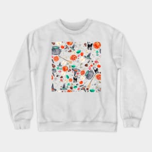 Halloween Pattern Crewneck Sweatshirt